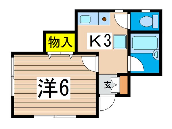 グレース野島の物件間取画像